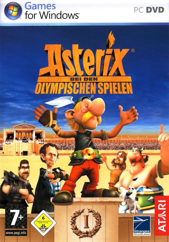 Asterix at the Olympic Games box art for Xbox 360